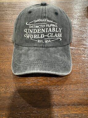 Tanduay Rum Filipino Undeniably World-Class Est 1854 Baseball Hat Cap Gray NEW